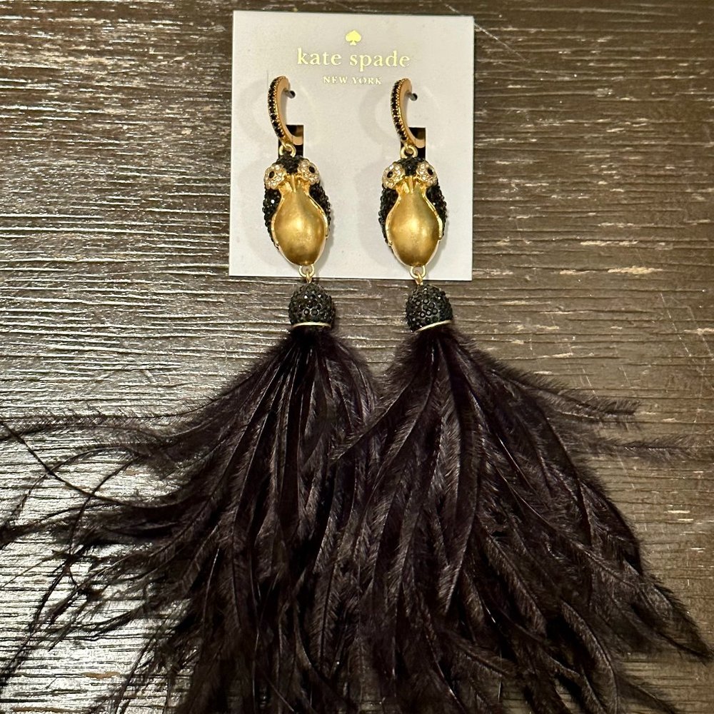 Unique Kate Spade Statement Owl Earrings